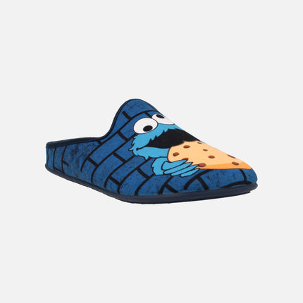 Zapatillas de casa para hombre con dibujo del Monstruo de las Galletas