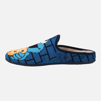 Zapatillas de casa para hombre con dibujo del Monstruo de las Galletas