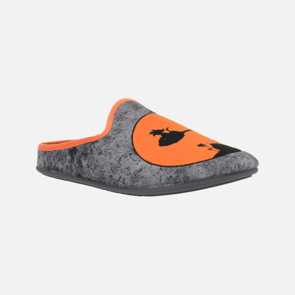 Zapatillas de casa para hombre Bola de Dragón en combinado naranja