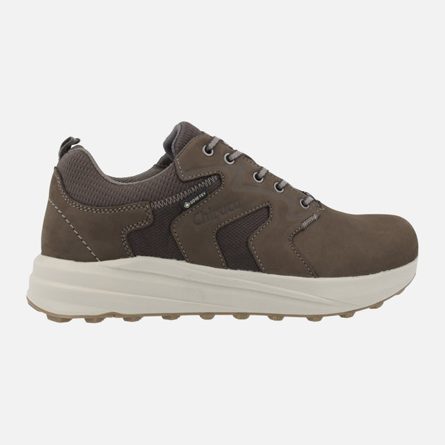 Sydney 22 Brown nobuck sneakers with Gore-Tex Membrane