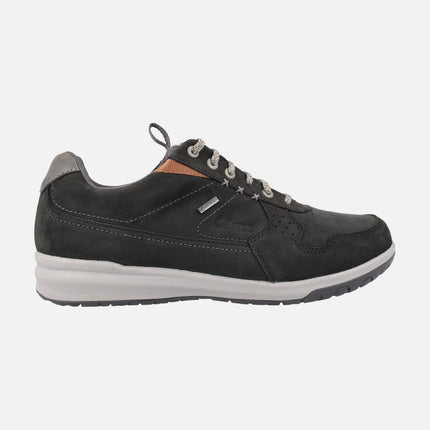 Black nobuck sneakers with Gore Tex membrane Metropolitan 03