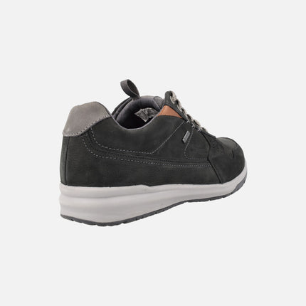 Black nobuck sneakers with Gore Tex membrane Metropolitan 03