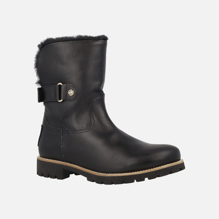 Botas negras para mujer Felia Trav B3 con forro de pelo