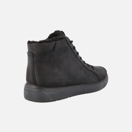 ECCO Street Tray Mid GTX Laced Ankle Boots with Goretex membrane