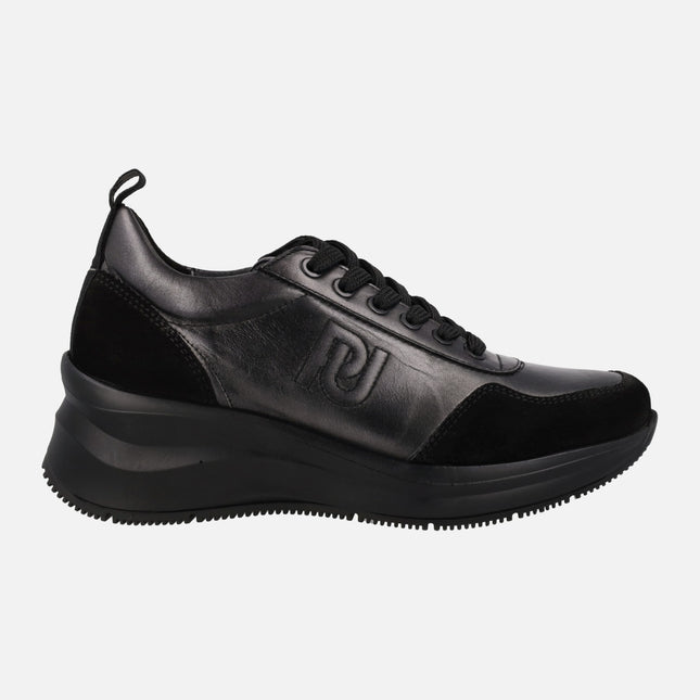 Paula Urban Sneakers in Combined Black/lead