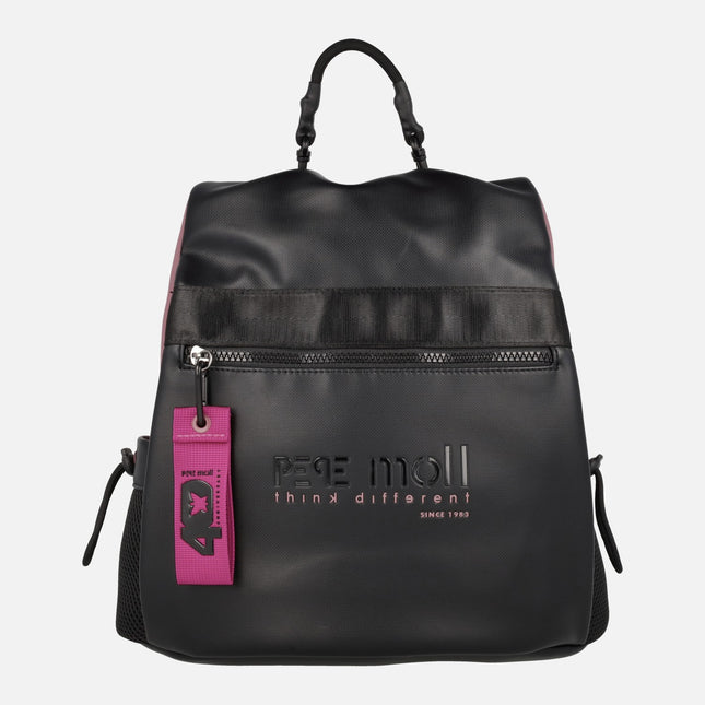 Pepe moll anti -theft backpacks in color combined