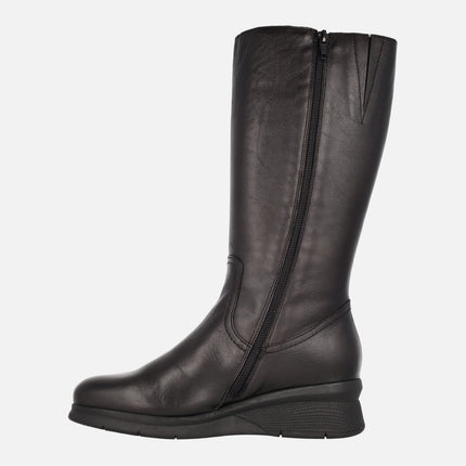 Women's leather high boots by Kaola