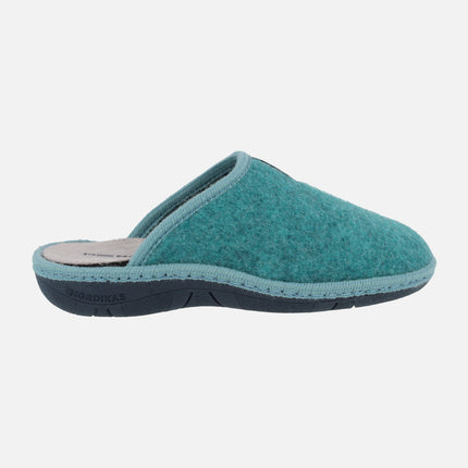 House slippers for women in felt fabric Tirol