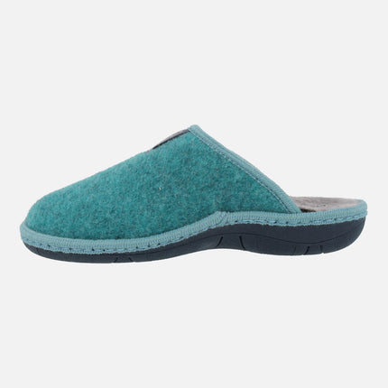 House slippers for women in felt fabric Tirol