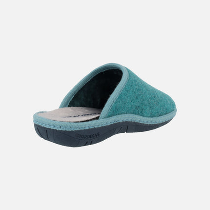 House slippers for women in felt fabric Tirol