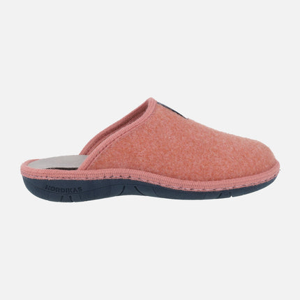 House slippers for women in felt fabric Tirol