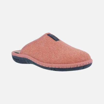 House slippers for women in felt fabric Tirol