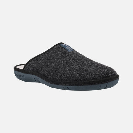 Men's house slippers in Tirol fabric