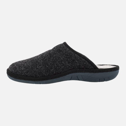 Men's house slippers in Tirol fabric