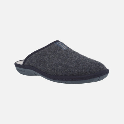 Men's house slippers in Tirol fabric