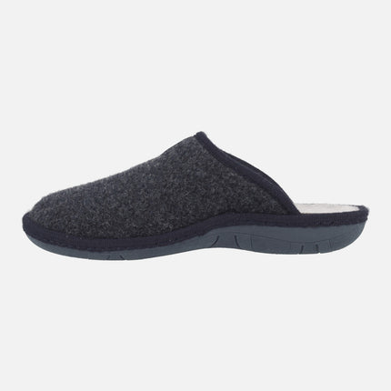 Men's house slippers in Tirol fabric