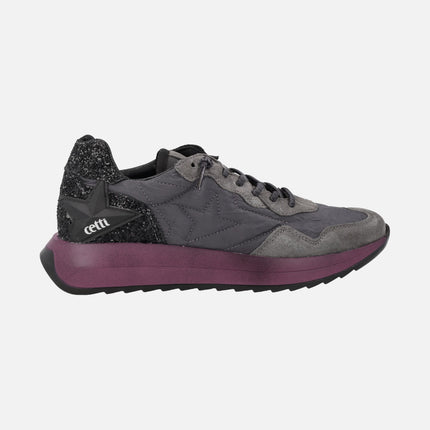 Cetti women's Sneakers in gray anthracite