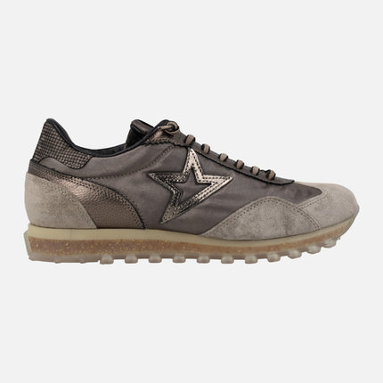 Cetti sneakers in bronze combined