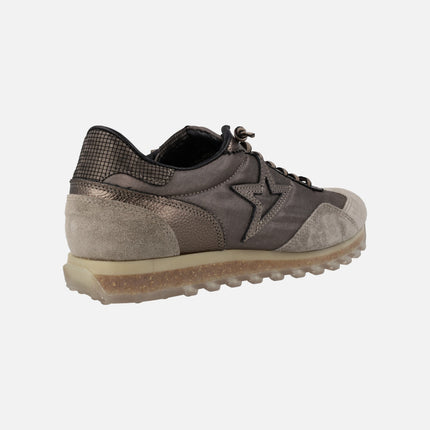 Cetti sneakers in bronze combined