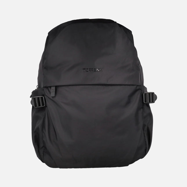 Black fabric Backpacks with pockets by Torrent