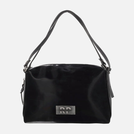 Samoa bags in velvety finish with shoulder and crossbody handles