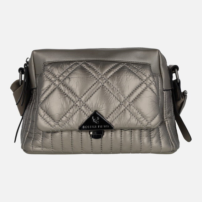 Bolsos bandolera Lotus en tejido acolchado con doble compartimento