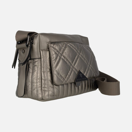 Bolsos bandolera Lotus en tejido acolchado con doble compartimento