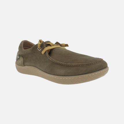 Zapatos de piel estilo wallabee con cordones elásticos Nanpo 015