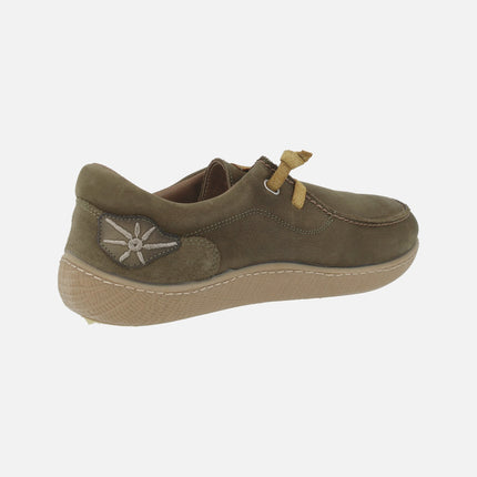 Zapatos de piel estilo wallabee con cordones elásticos Nanpo 015