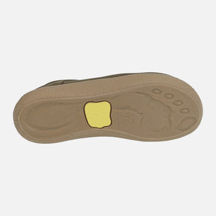 Zapatos de piel estilo wallabee con cordones elásticos Nanpo 015