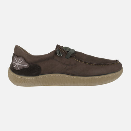 Zapatos de piel estilo wallabee con cordones elásticos Nanpo 015