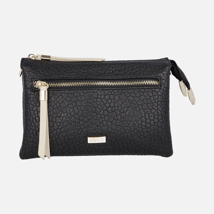 Crossbody bags in vegan leather printed effect by Noco