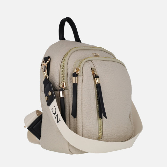 Bolsos mochila con cremalleras Noco