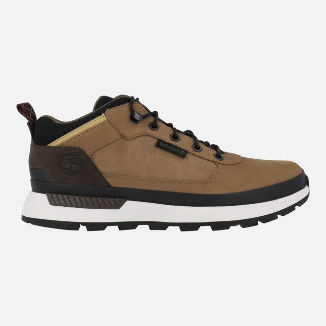 Zapatillas para hombre Field trekker mid lace sneaker en marrón