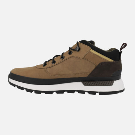 Field Trekker Mid Lace Sneaker Men's Sneakers in Brown