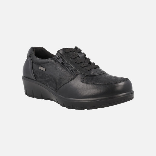 Black comfort sneakers With Tex Membrane