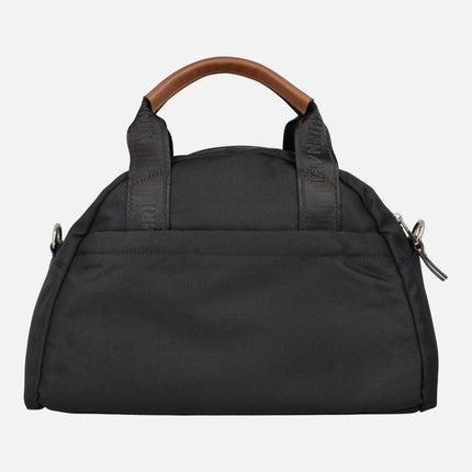 Bailén Bowling style bags in black fabric