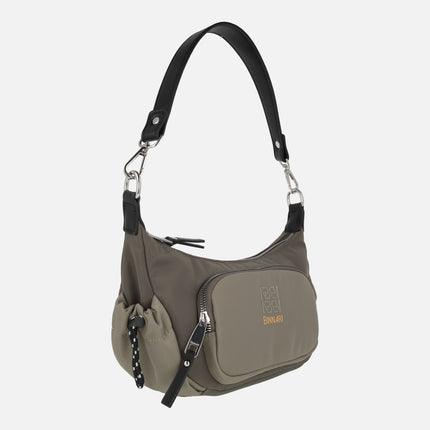 Bolsos pequeños para hombro Linares en combinado taupe