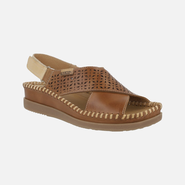 Crossed strips sandals with velcro closure Cadaques