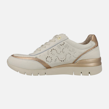 Zapatos deportivos para mujer Cantabria con dibujos troquelados