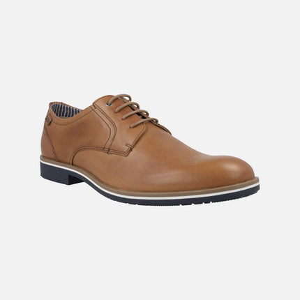 Zapatos de piel con cordones para hombre Leon