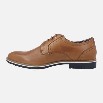 Zapatos de piel con cordones para hombre Leon