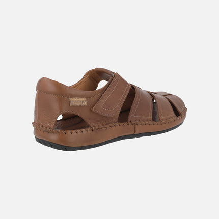 Sandalias de piel estilo cangrejeras para hombre Tarifa