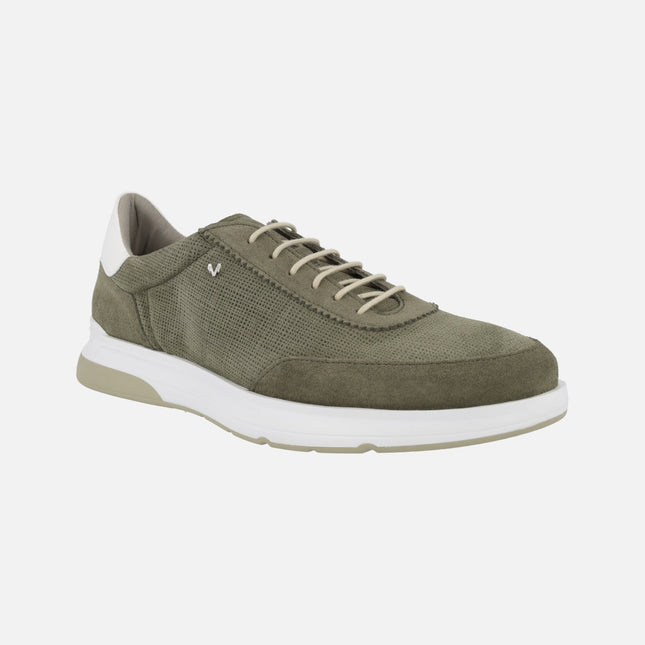 Walden olive green suede sneakers