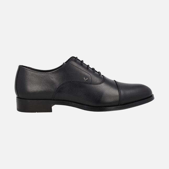 Oxford Style Black leather Shoes Martinelli Empire