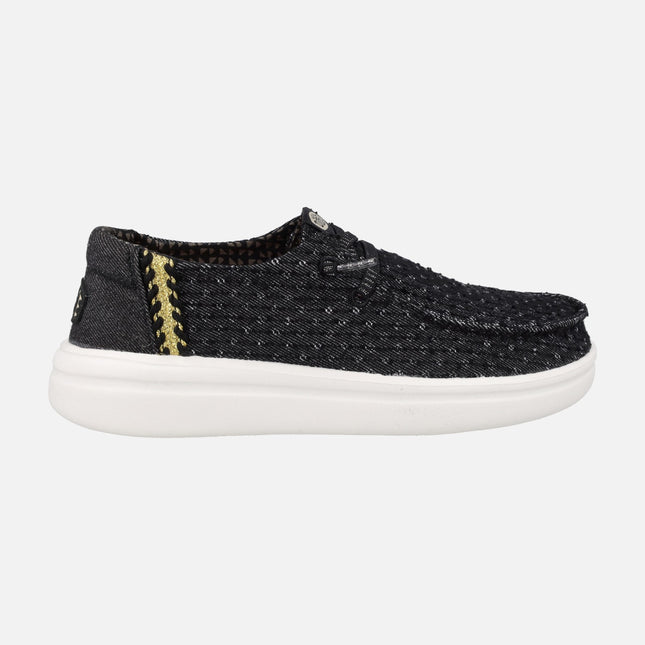 Zapatillas para mujer Hey Dude Wendy Rise Perf Canvas