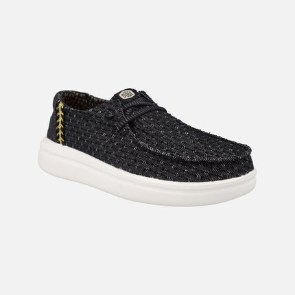 Zapatillas para mujer Hey Dude Wendy Rise Perf Canvas