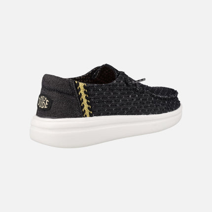 Zapatillas para mujer Hey Dude Wendy Rise Perf Canvas