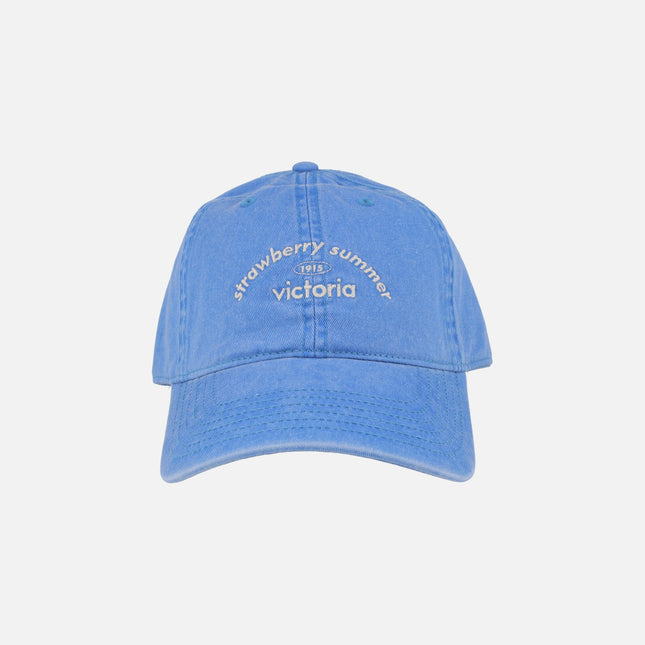 Victoria caps with embroidered message