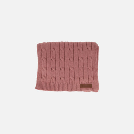 Conjunto de punto Caramelo de gorro bufanda y guantes